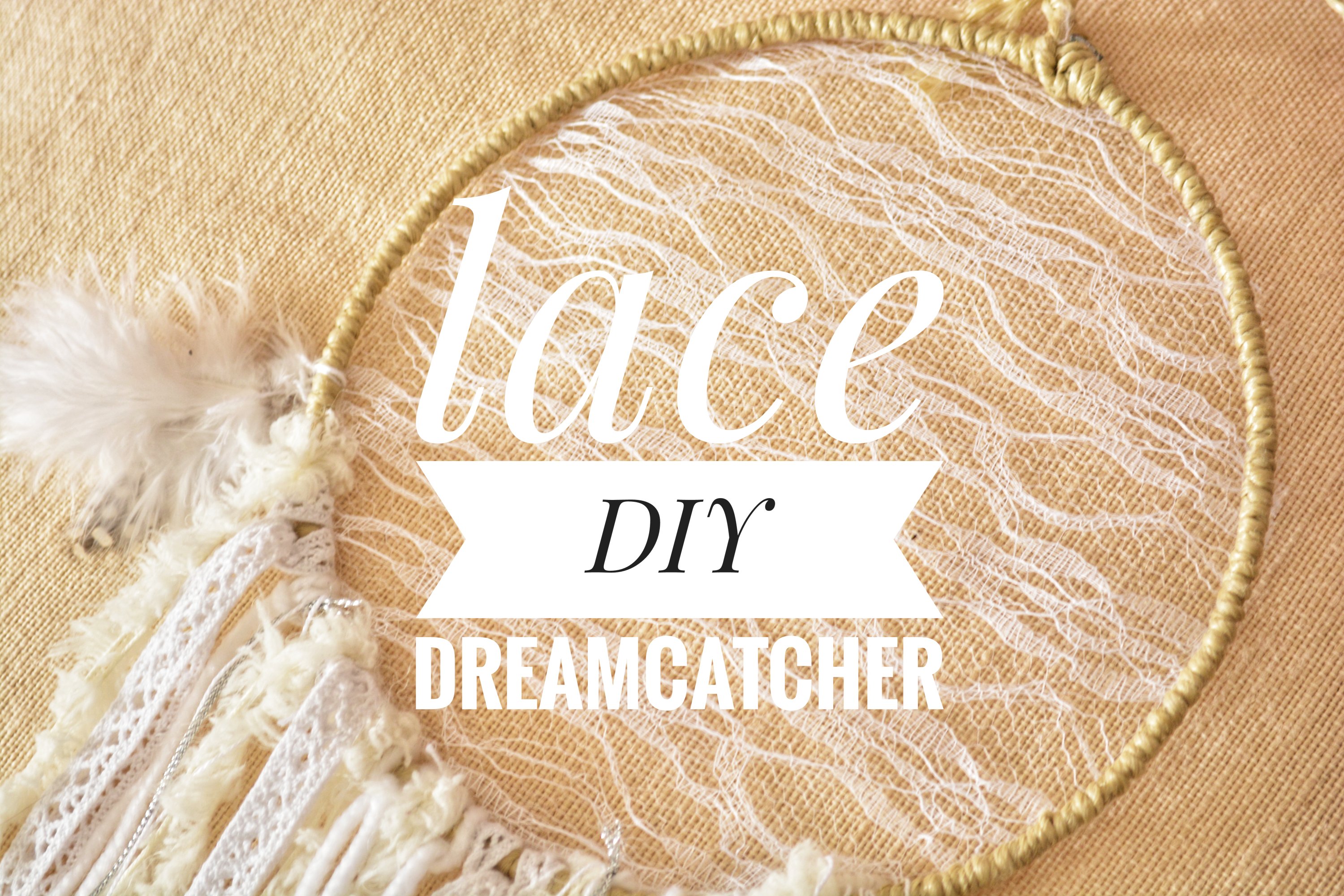 Upcycled dreamcatcher 