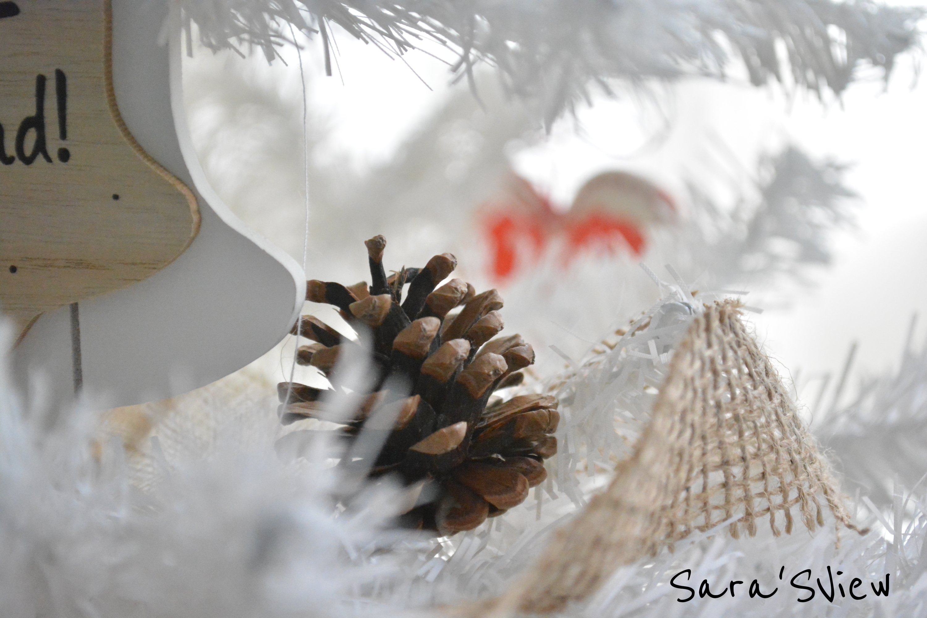 Upcycled christmas tree 