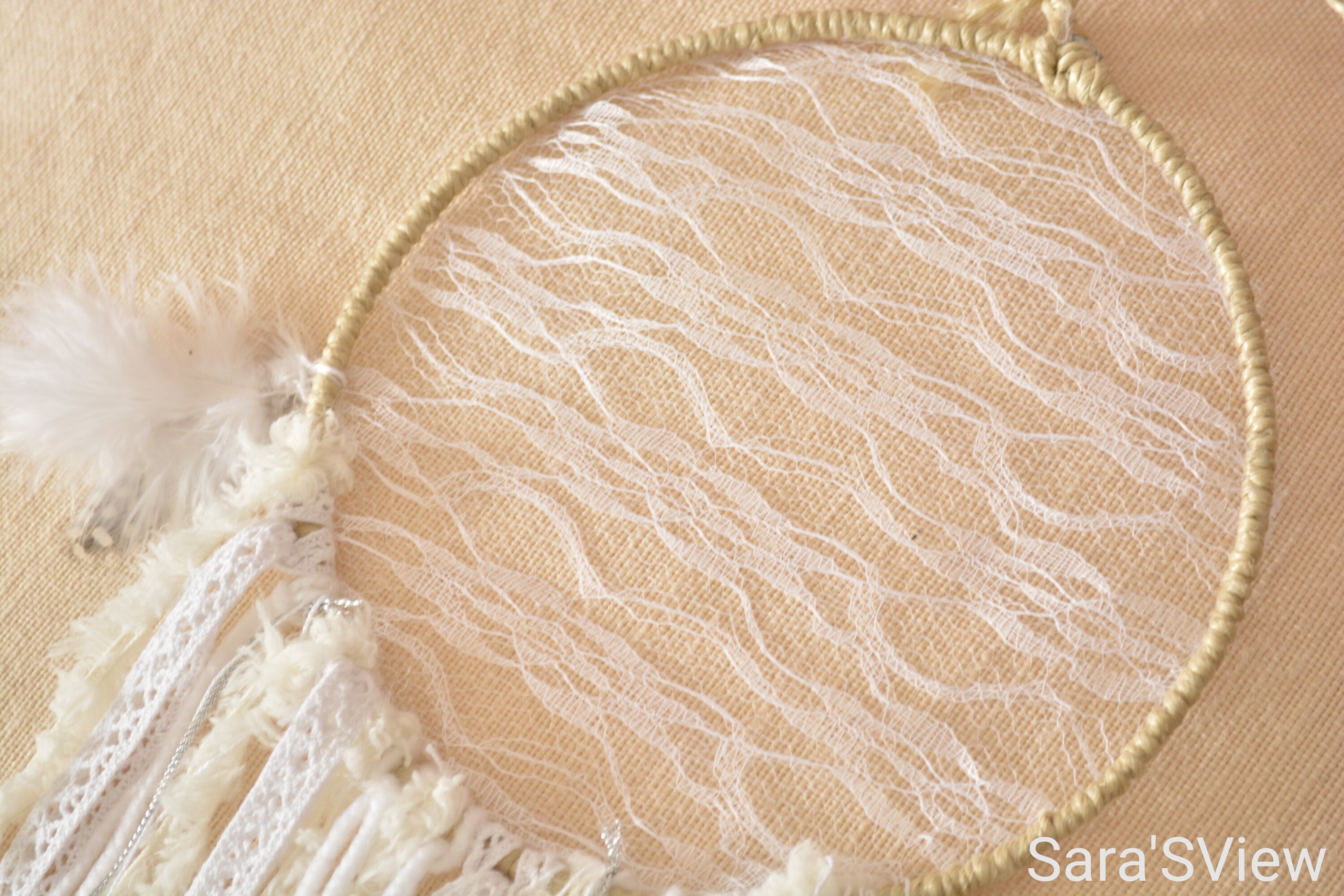 Upcycled dreamcatcher 