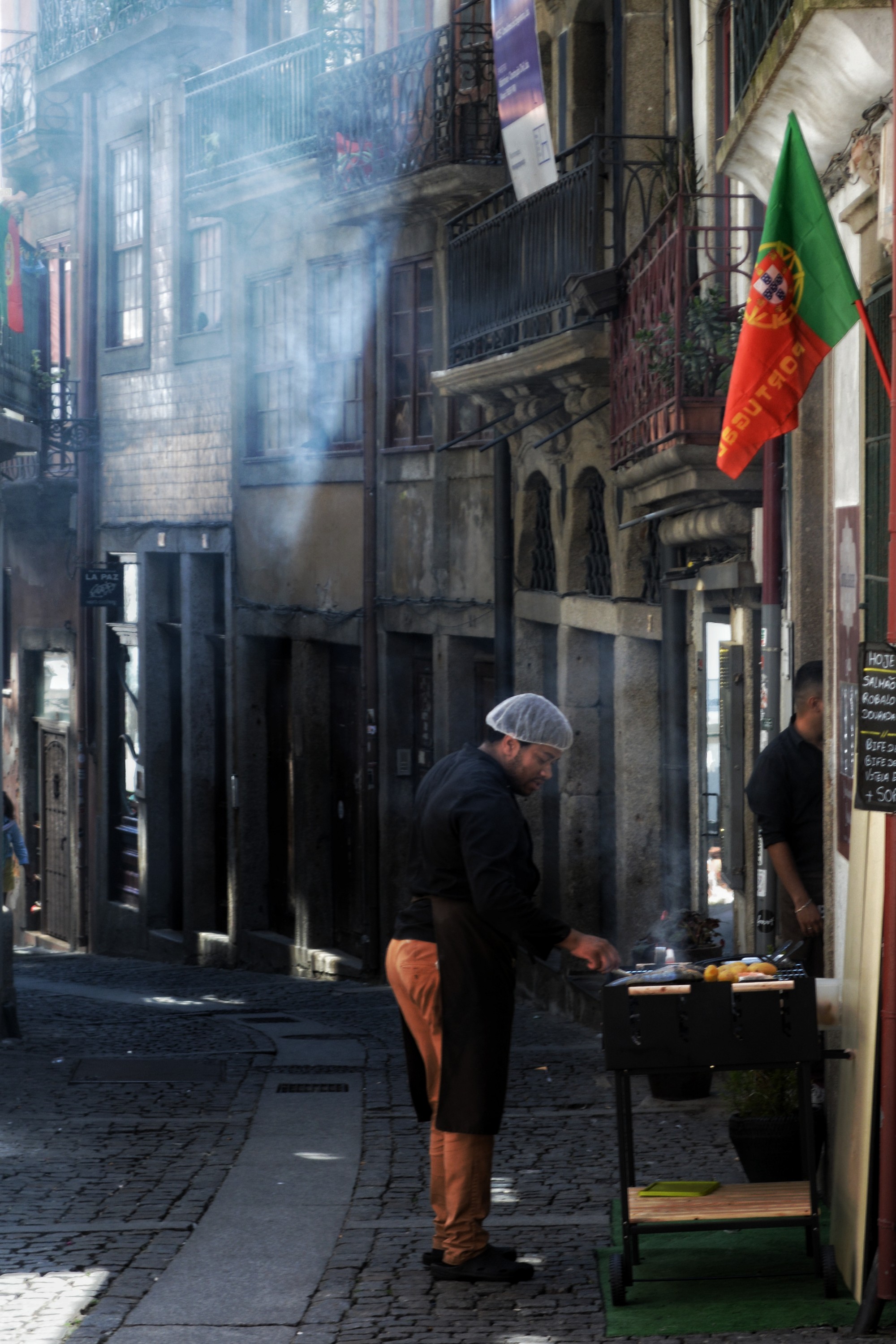 Basil and seagulls visit Porto with us 