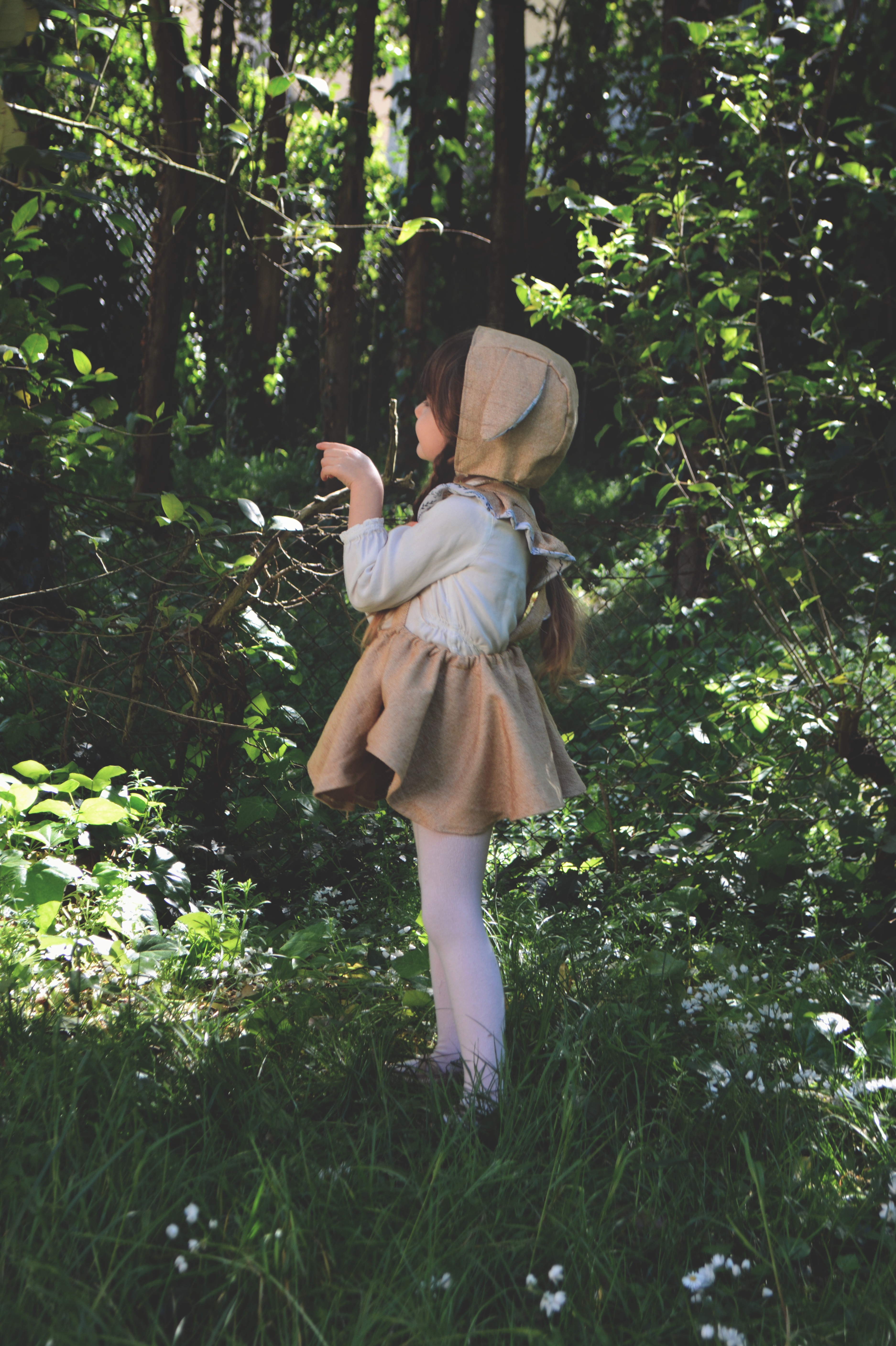 Upcycled baby bunny outfit