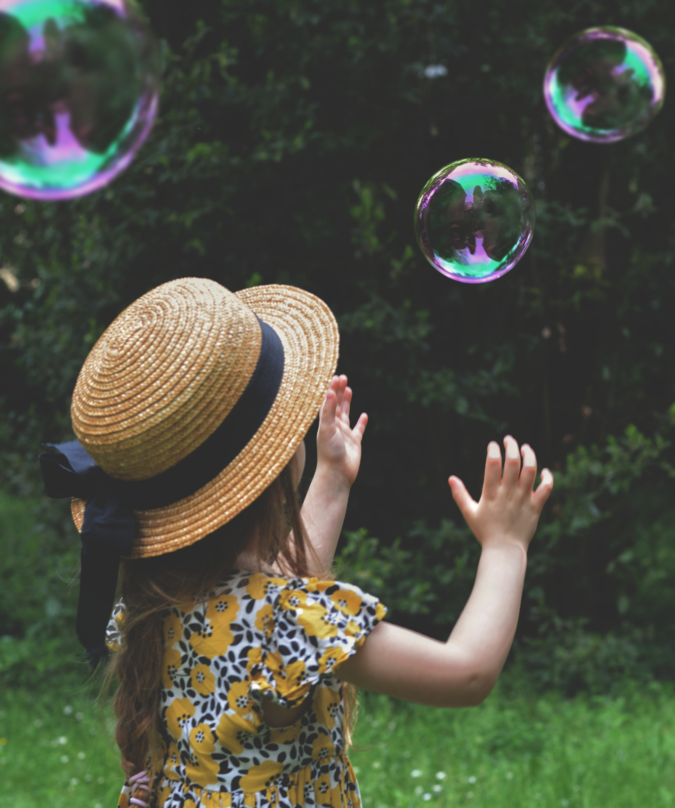 Homemade soap bubbles