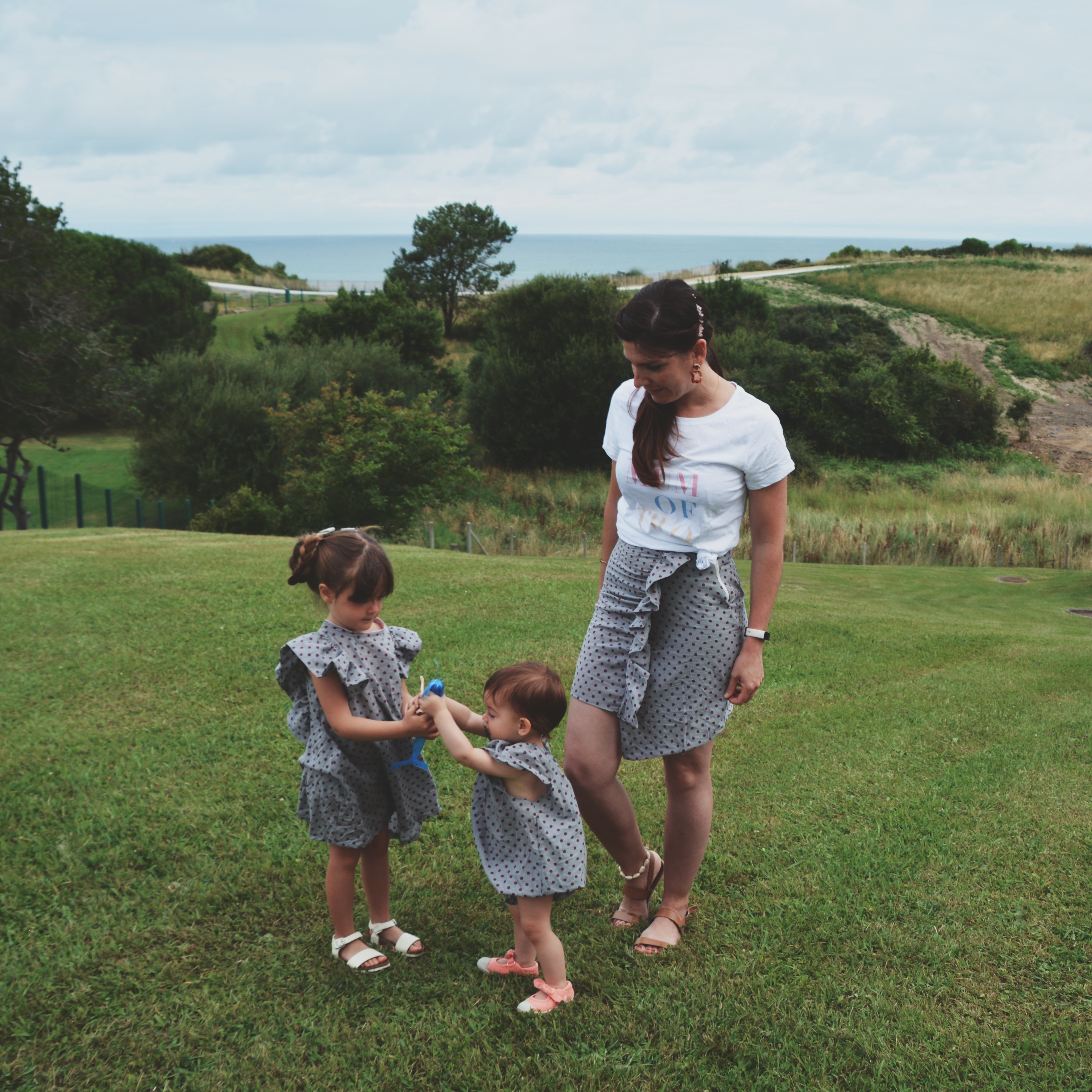 Handmade matching outfits