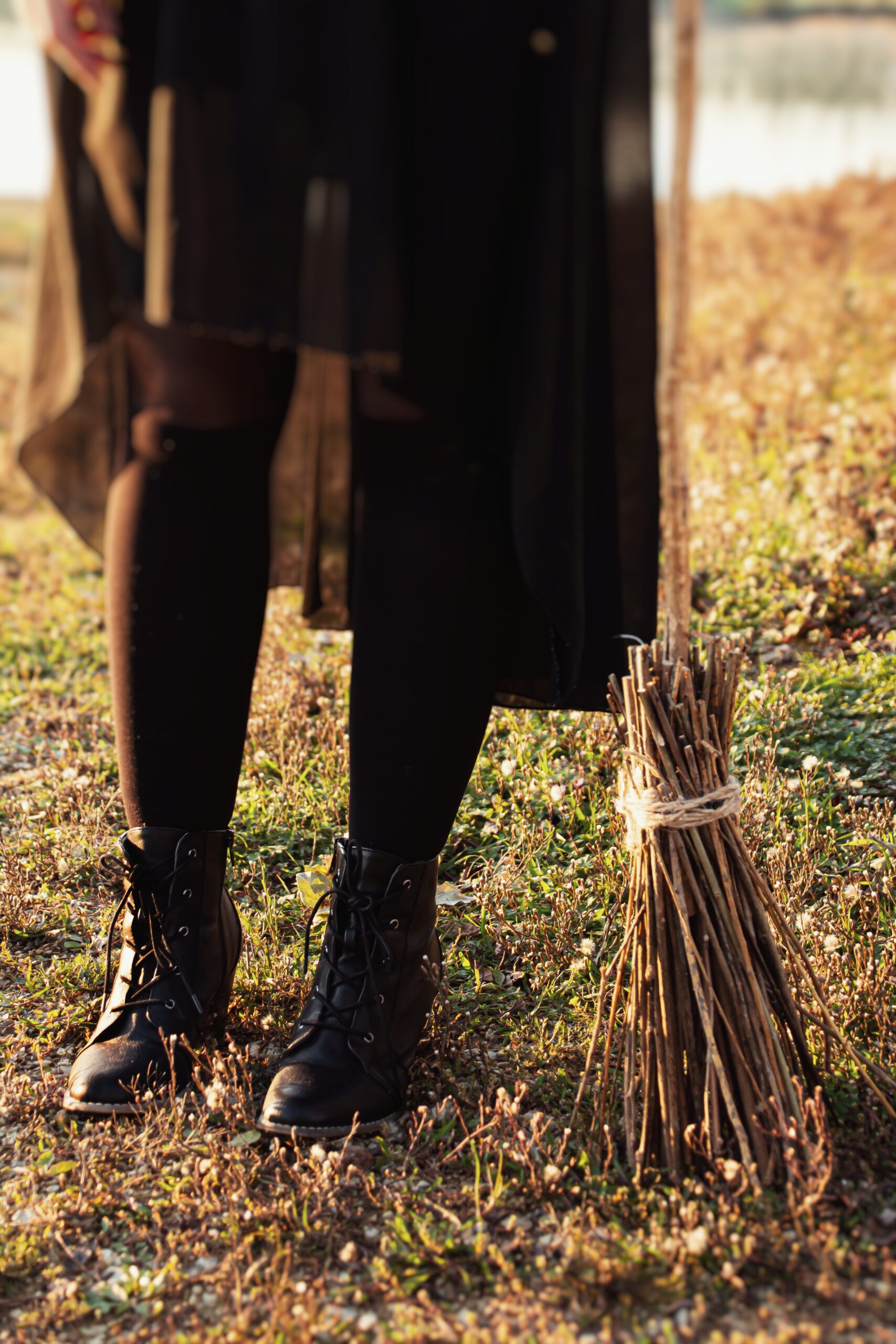 Diy broom witch