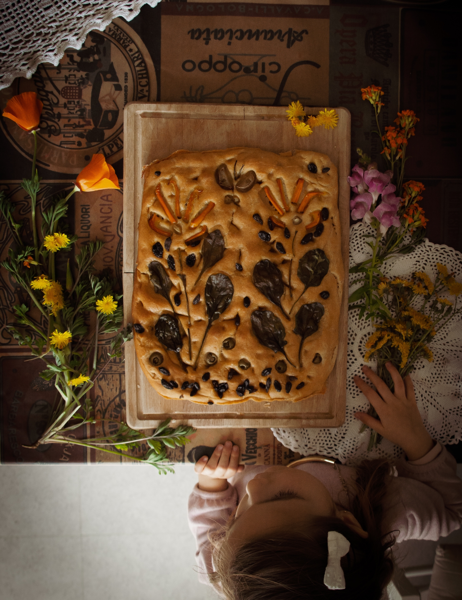 Vegan focaccia