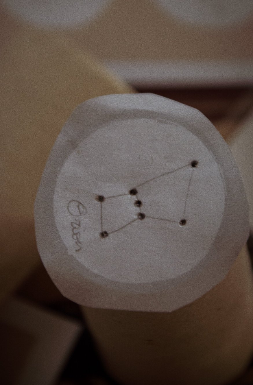 Diy constellation cards
