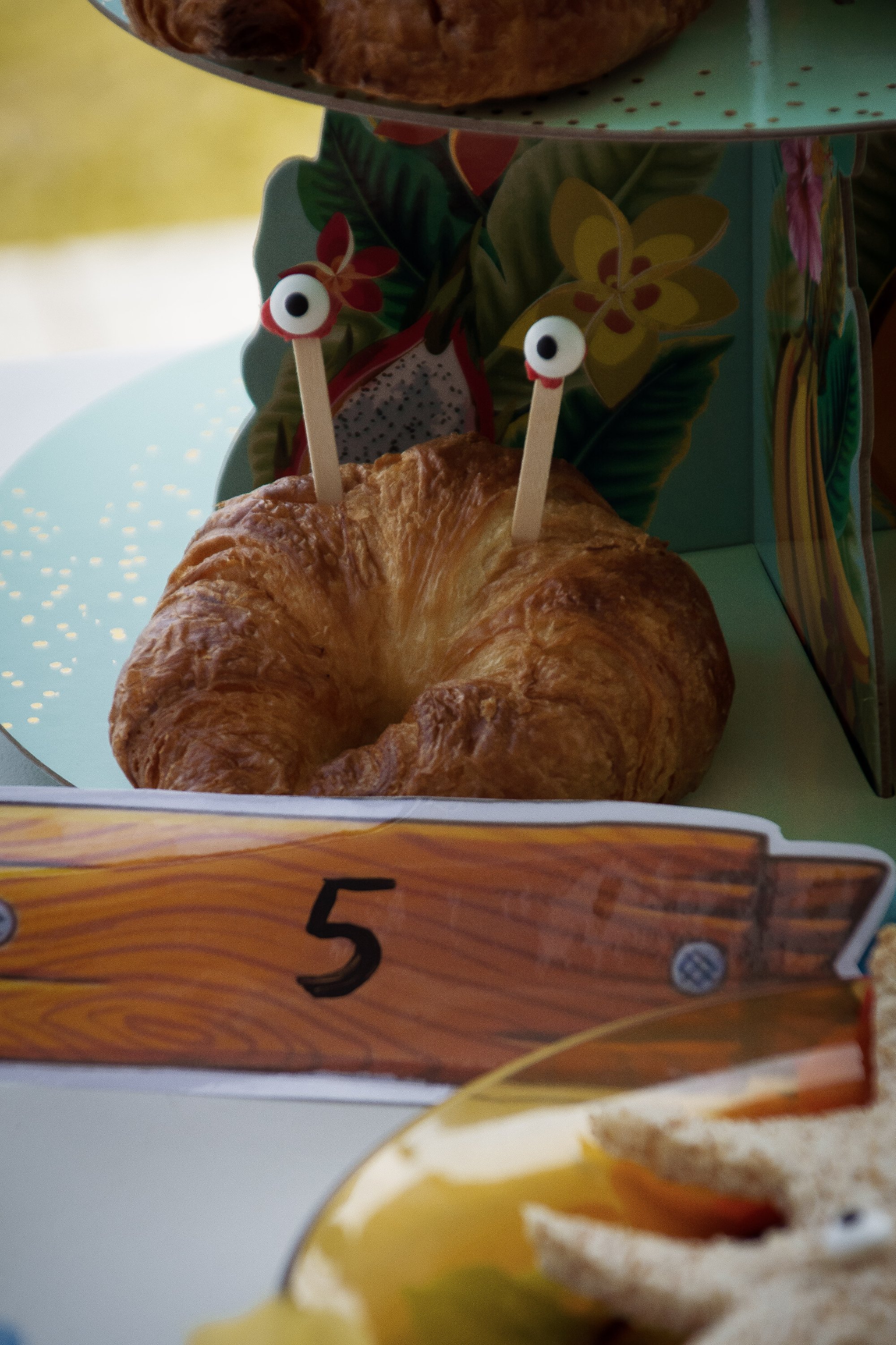 Crab from croissants