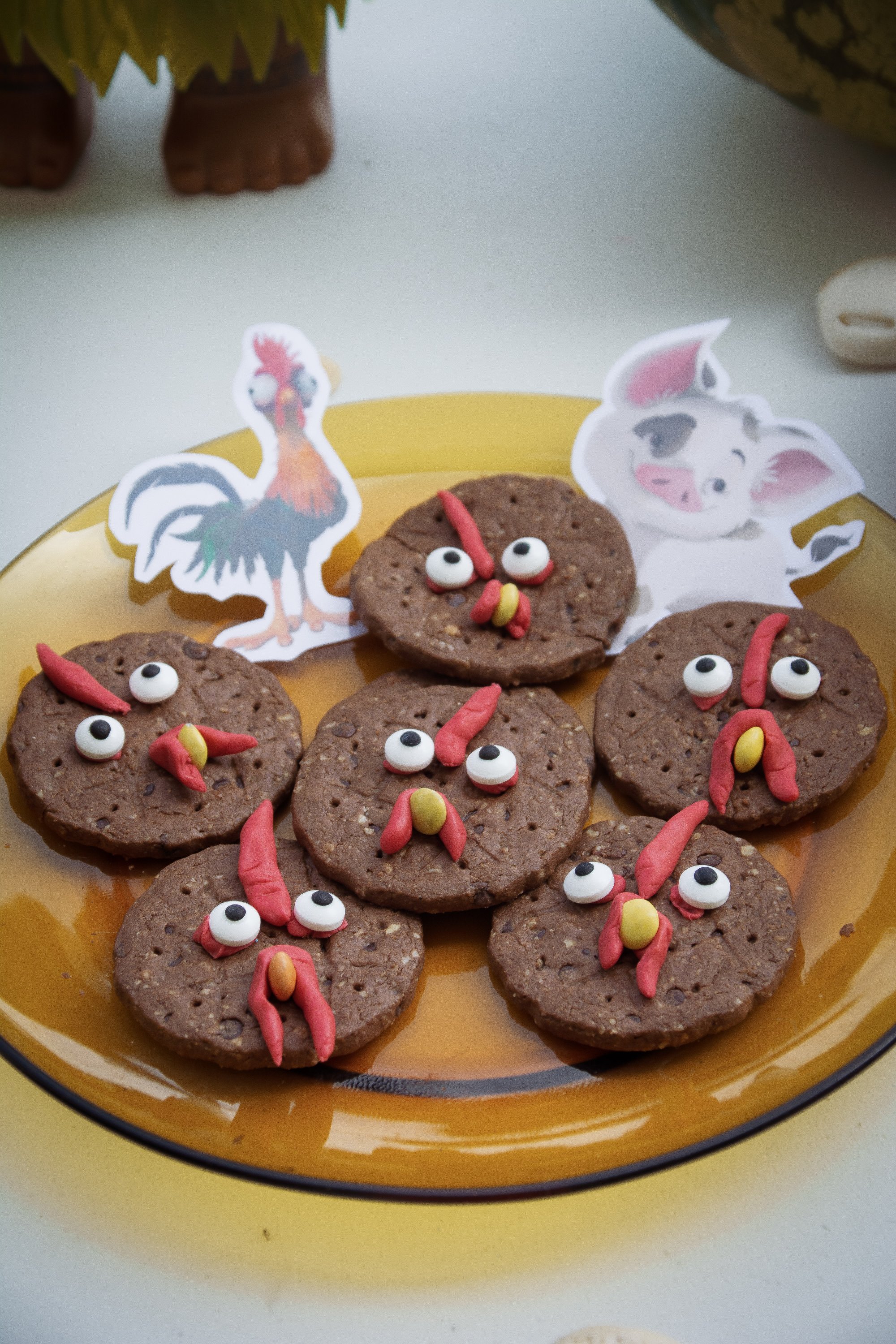 Diy hei hei cookies from Moana