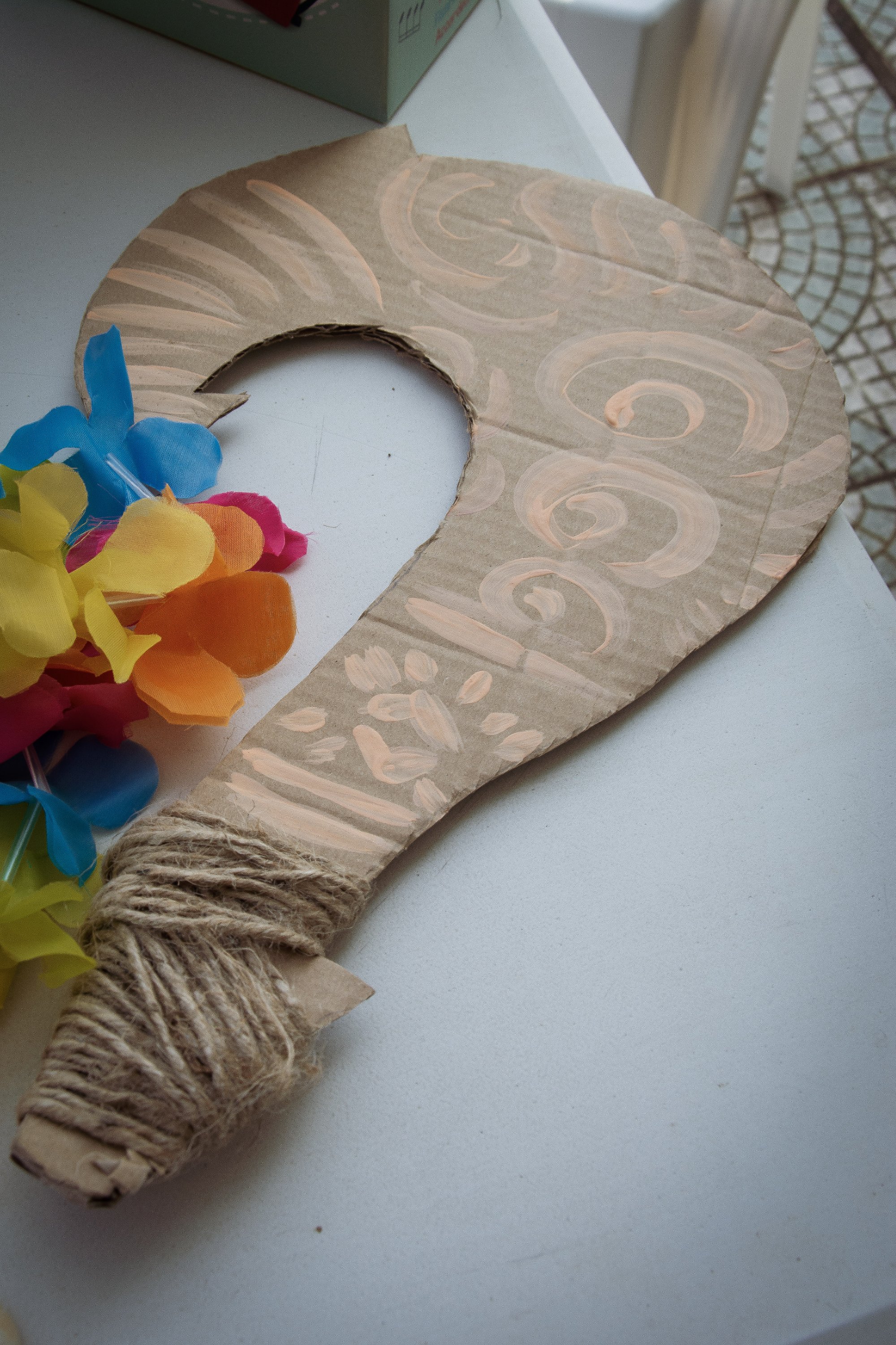 Diy cardboard hook from moana