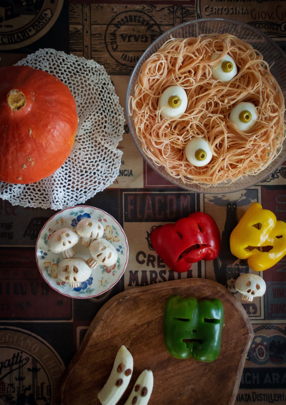 Halloween food and table decor ideas