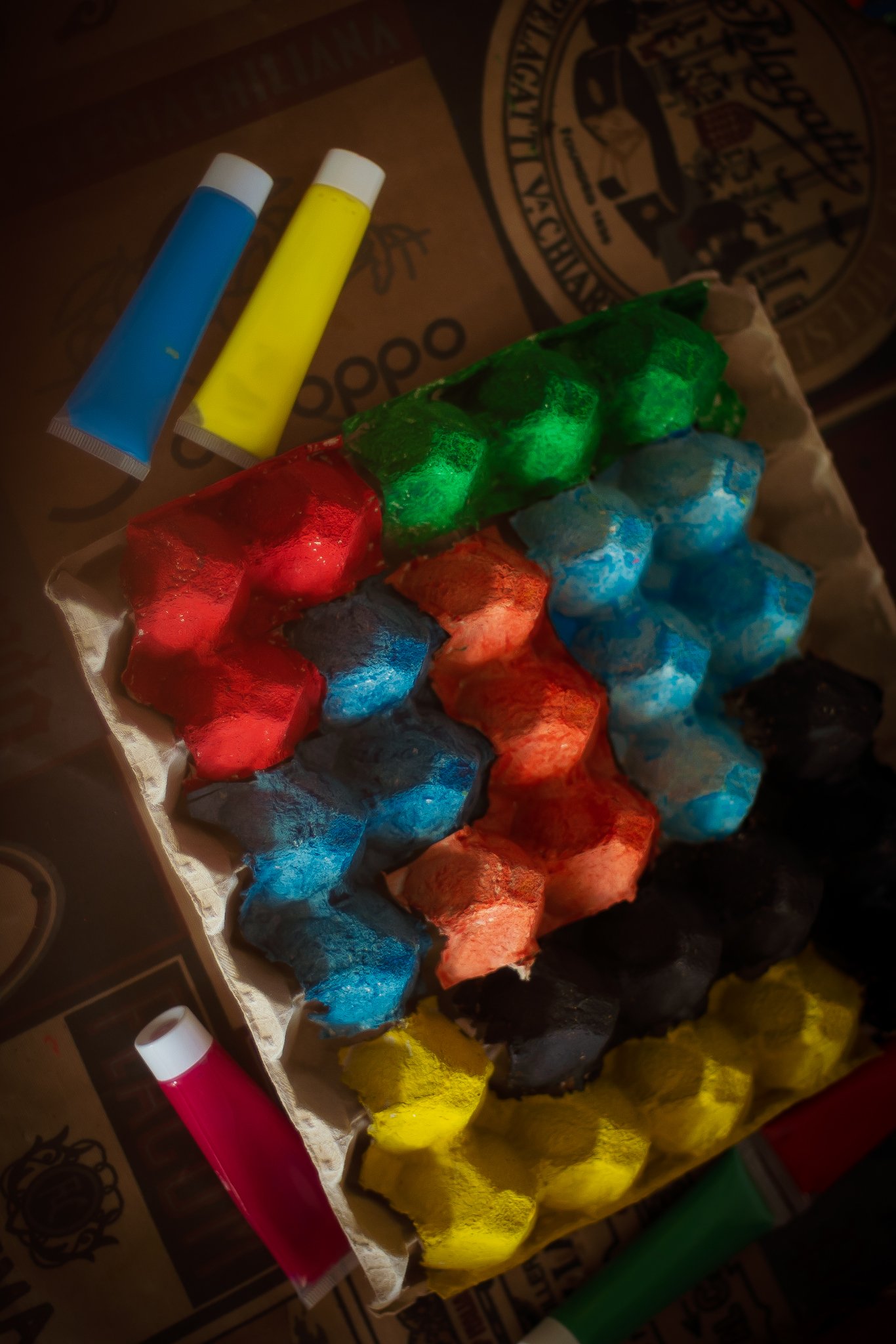 Diy cardboard Tetris
