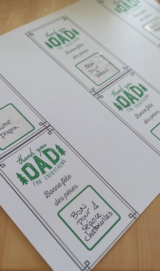 DIY scratch cards