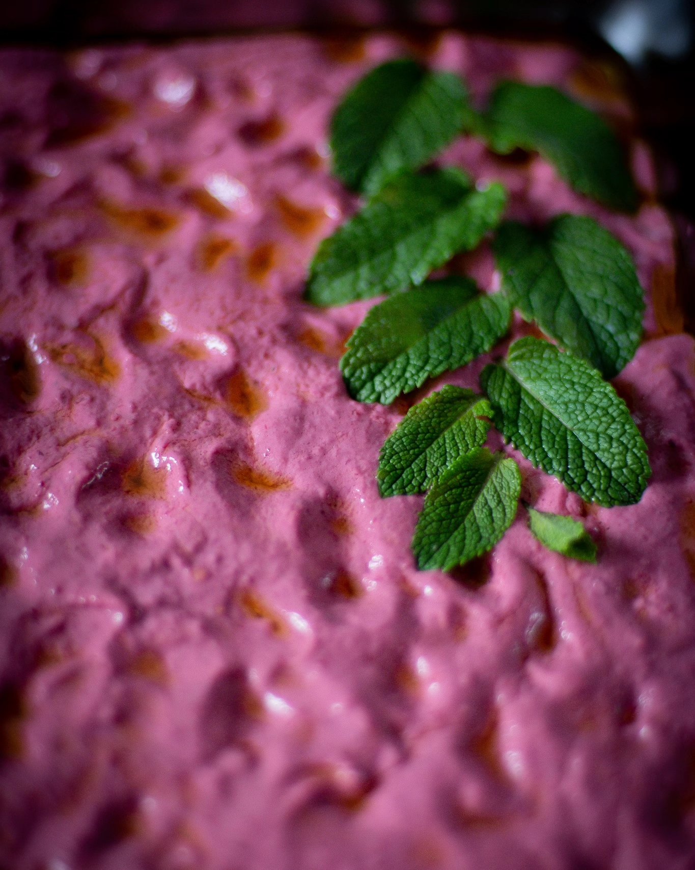 Pink beetroot focaccia - scraps & coffee grounds