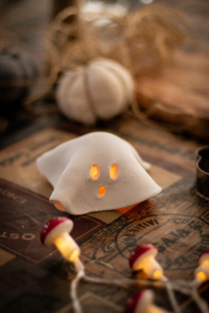 Handmade ghost holder