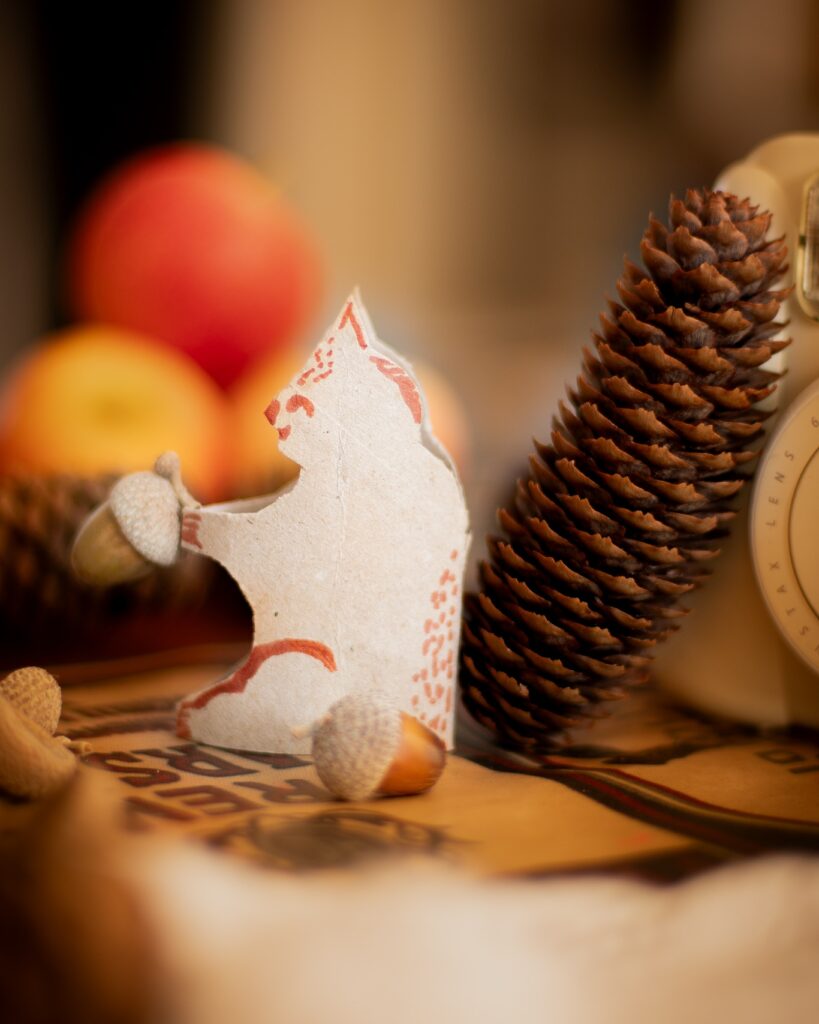 Toilet paper roll squirrels