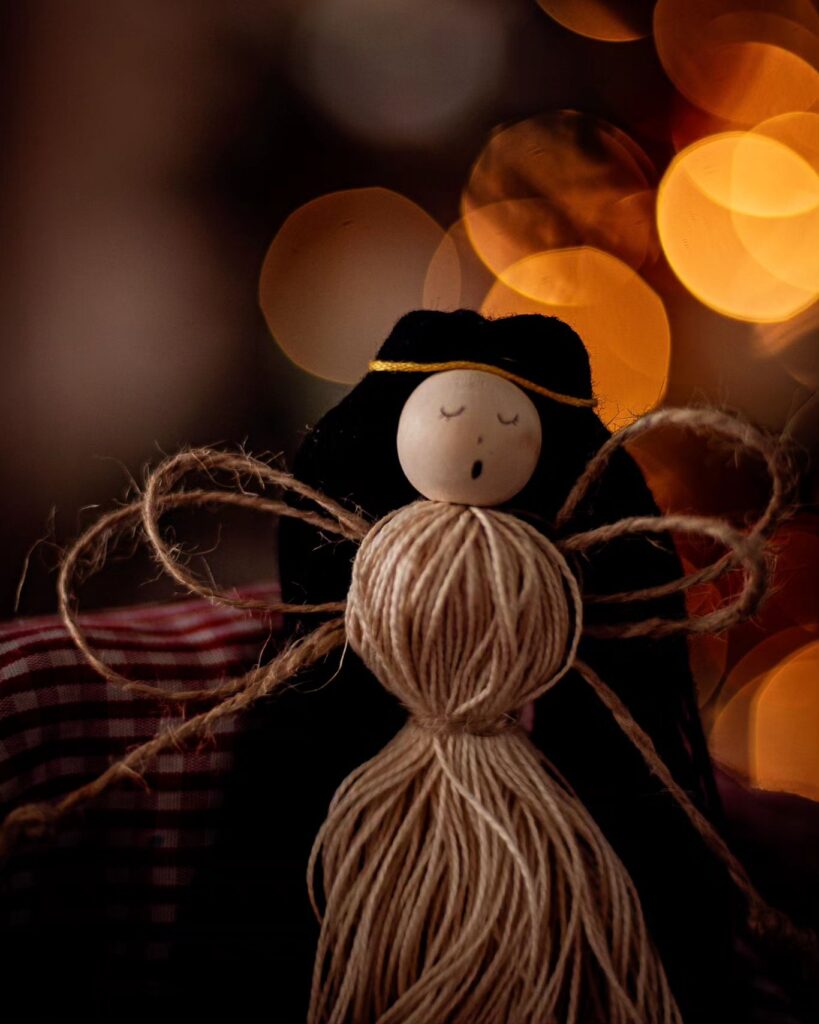 Diy macrame angels