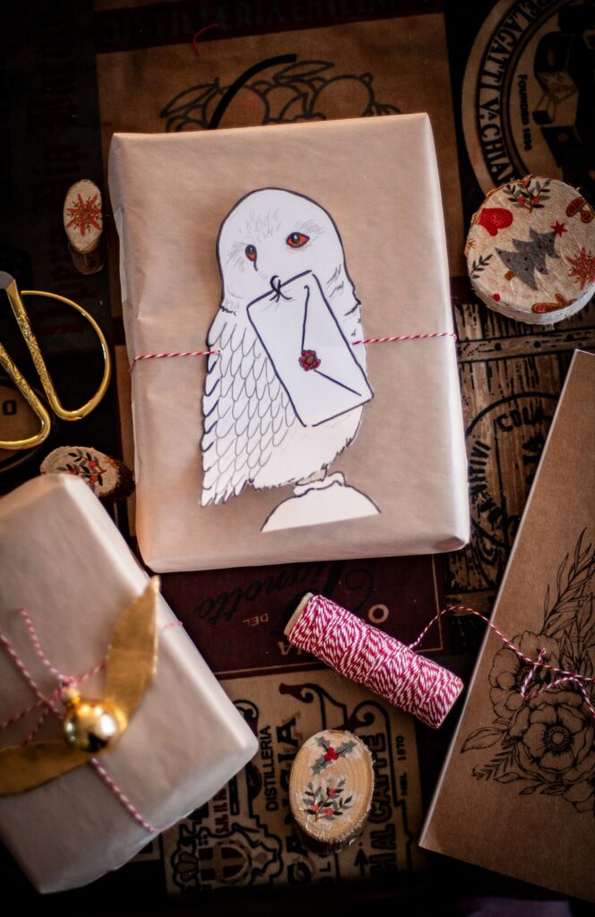 Harry Potter inspired wrapping gift ideas