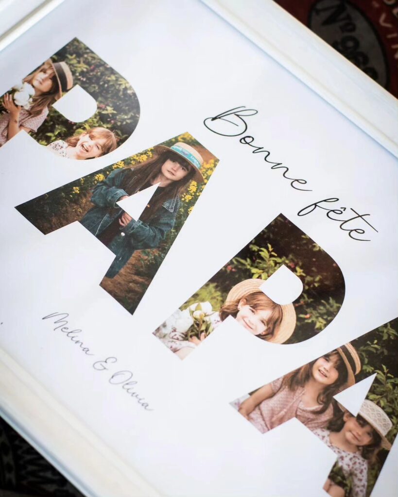 Personalized dad frame